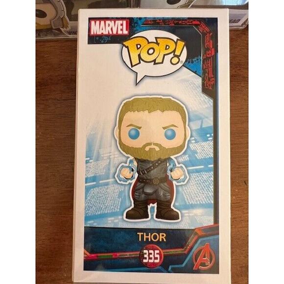 Funko Pop! Marvel Thor Ragnarok Thor #335 GITD 2018 SDCC Sticker w/ Protector - Picture 4 of 7